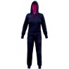 GIVOVA TUTA DONNA LADY TR015 SLIM Blu/Fuxia