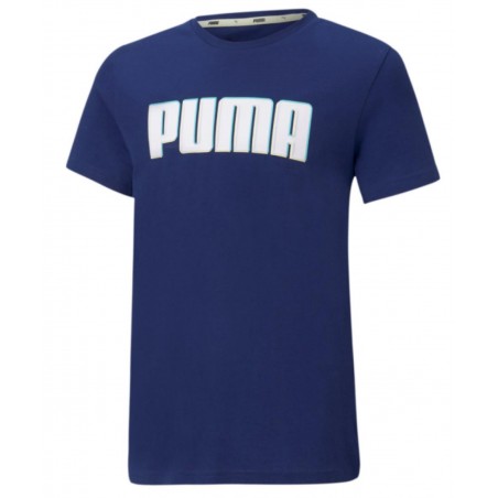 T-SHIRT PUMA ALPHA GRAPHIC LOGO BAMBINO